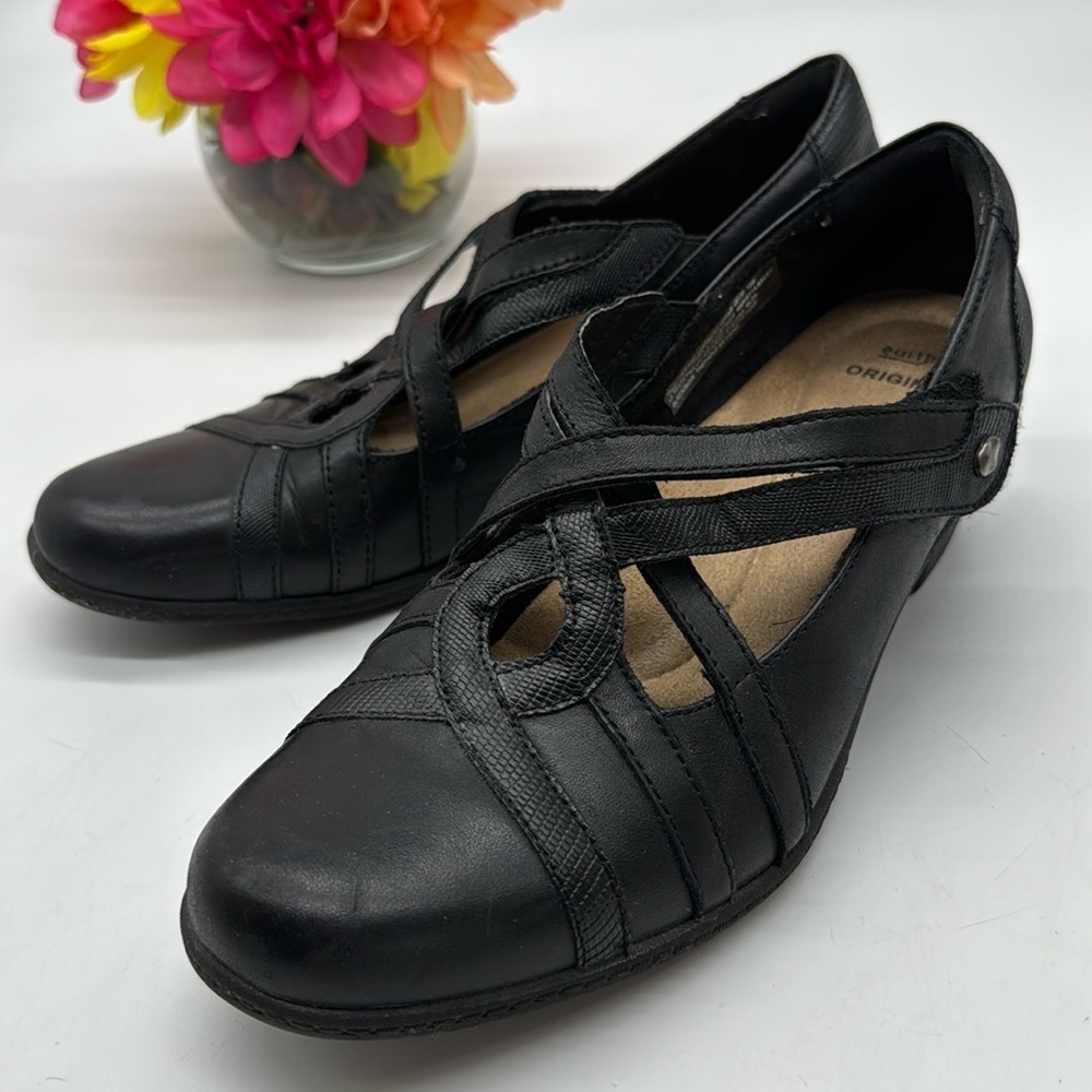 Earth Origins Marietta Macey Black Low Heels Size 10 LOW7058